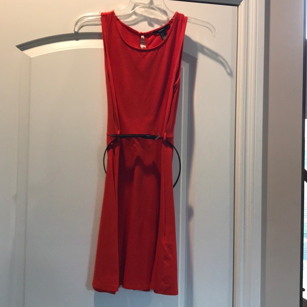 Orange dress